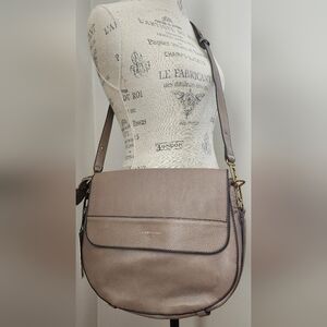 🎁NEW!! LIEBESKIND leather cross body multi strap bag in modern grey color